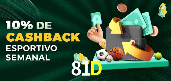 10% de bônus de cashback na 81D