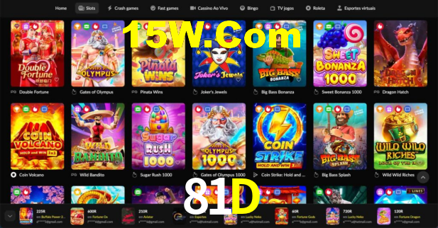81D: A Experiência de Casino com Jogos de Mesa ao Vivo